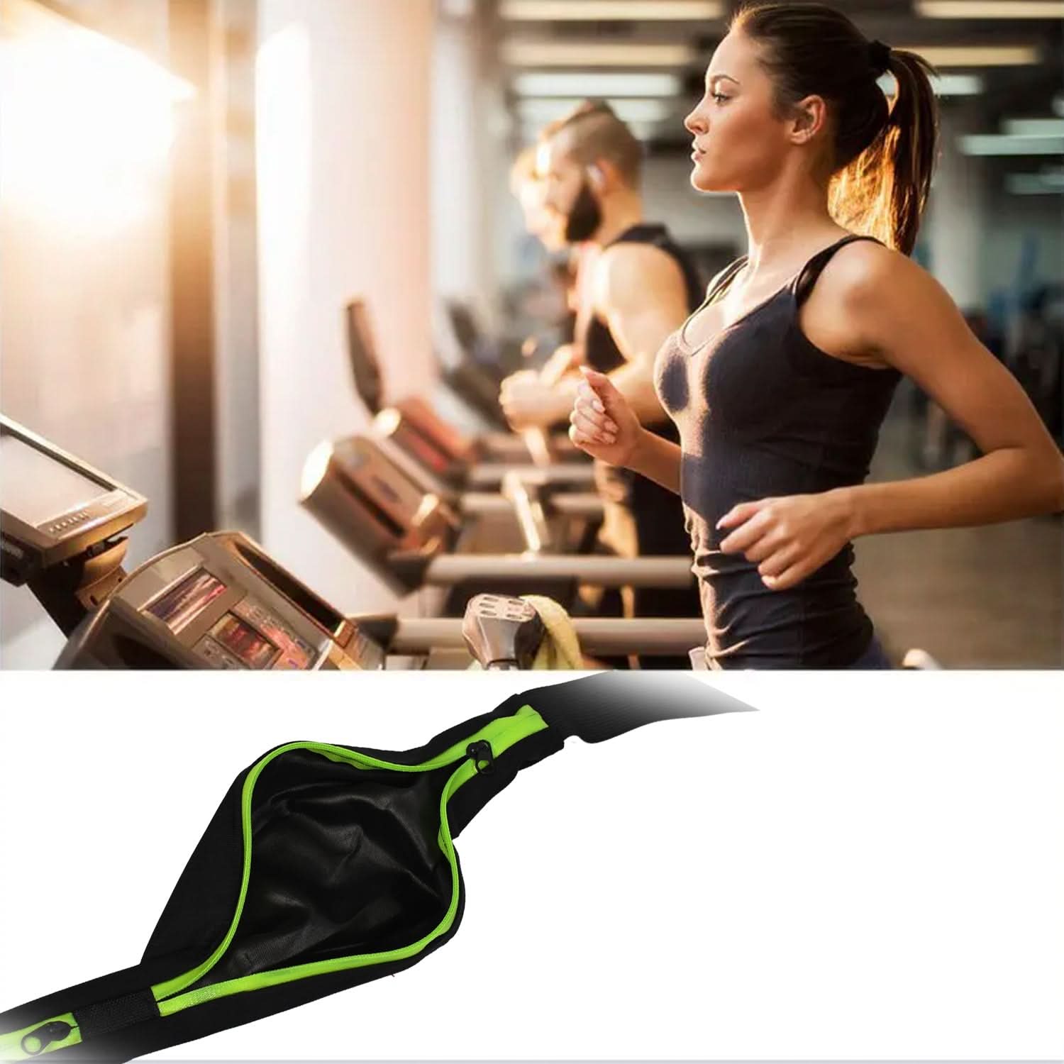 Running Hiking Jogging Walking Reflective Waterproof Waist Bag Compatible Belt Bag - infinityexculsivestore.com