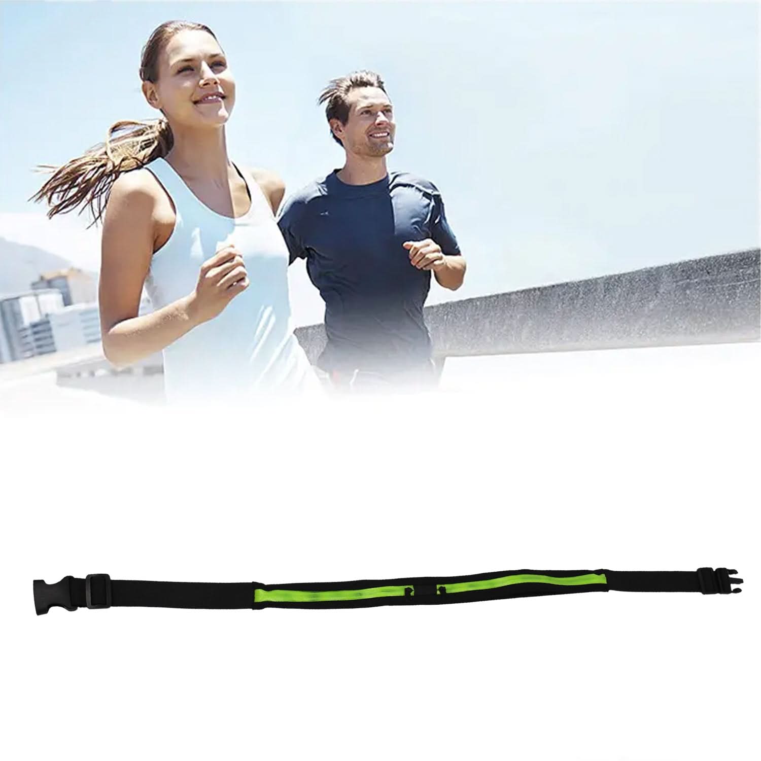 Running Hiking Jogging Walking Reflective Waterproof Waist Bag Compatible Belt Bag - infinityexculsivestore.com