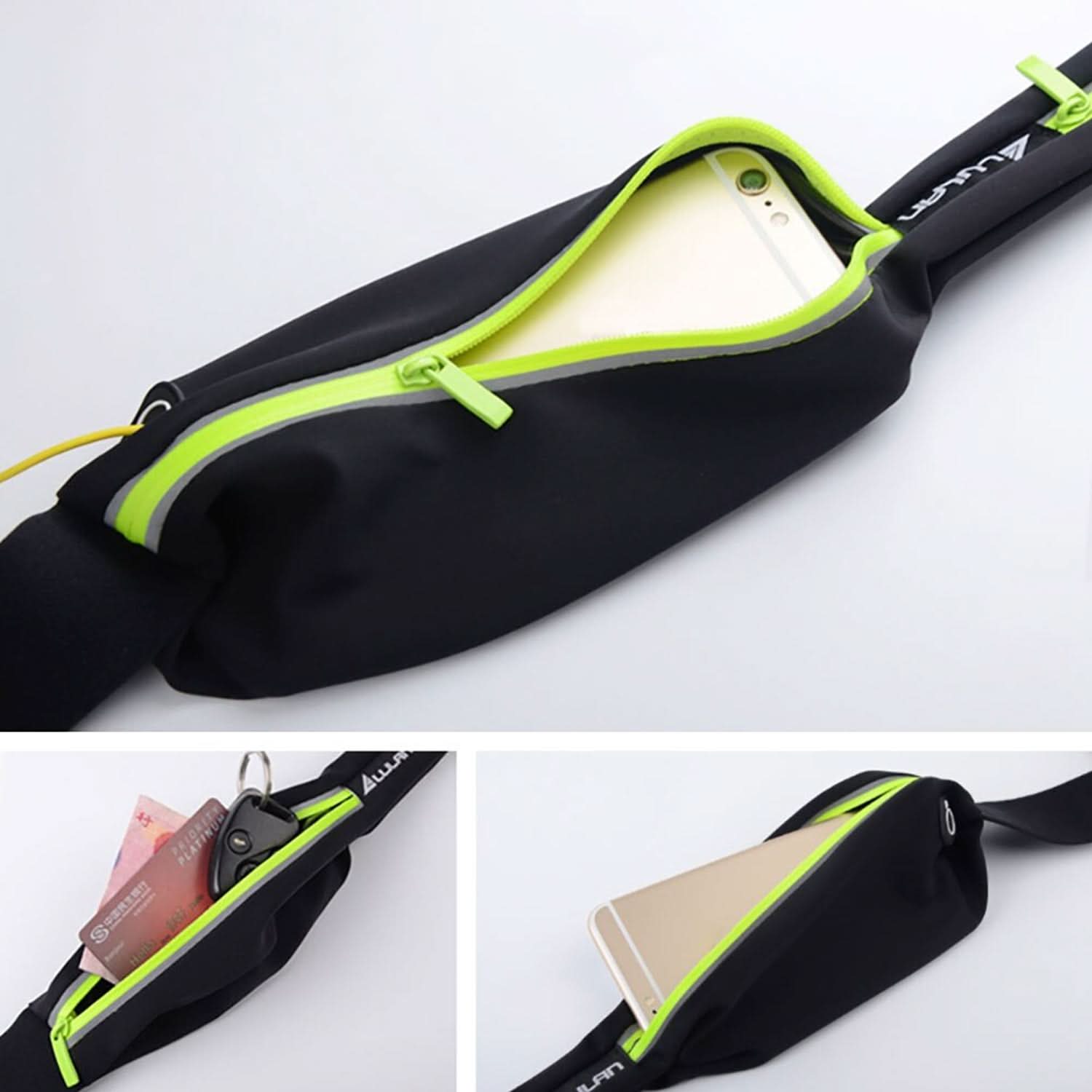Running Hiking Jogging Walking Reflective Waterproof Waist Bag Compatible Belt Bag - infinityexculsivestore.com