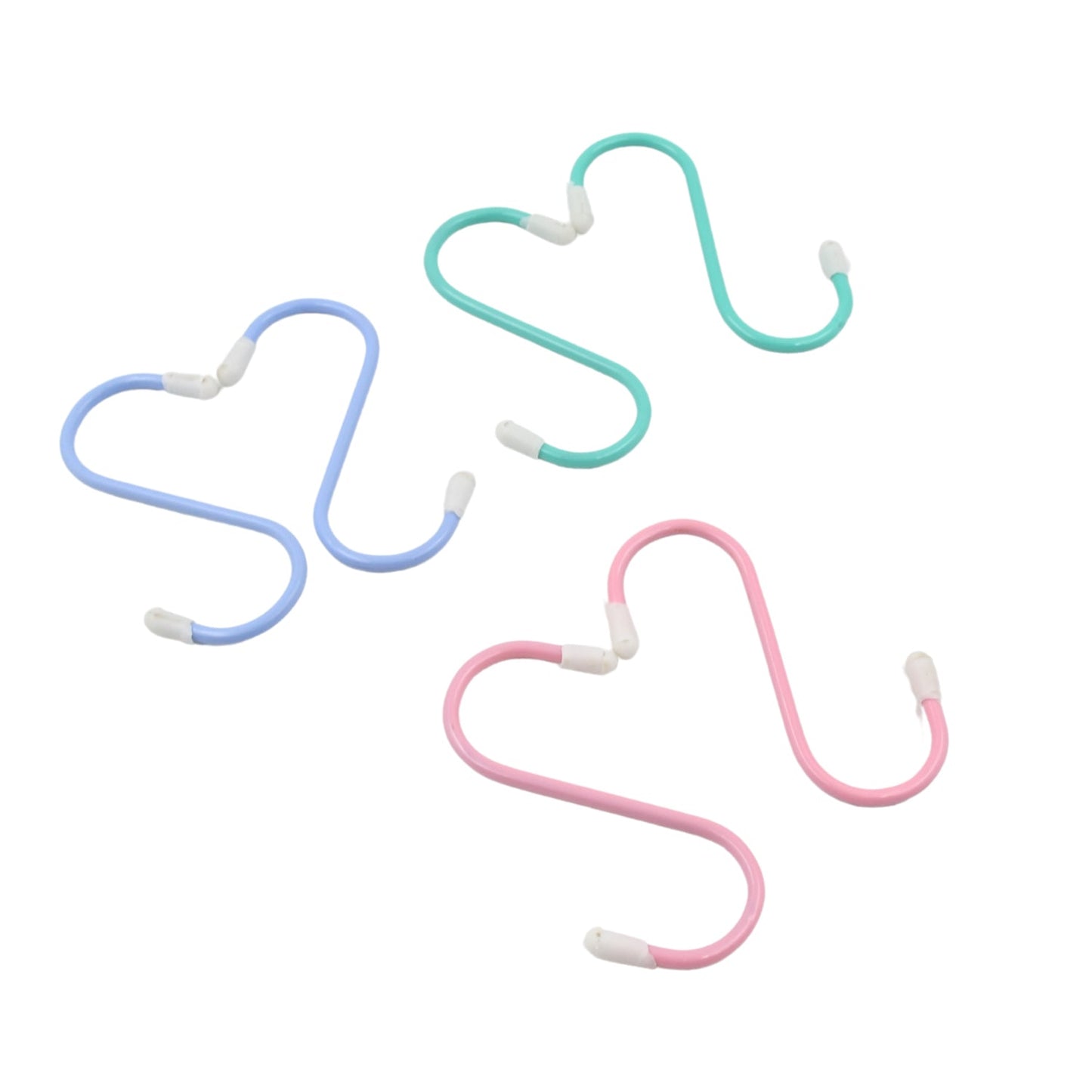 S Shape Metal Hooks for Hanging, Heavy Duty S Shaped Hooks for Hanging Clothes, Metal Hooks for Kitchen, Wardrobe, Work Shop, Bathroom, Garden, Office (6 Pcs Set) - infinityexculsivestore.com