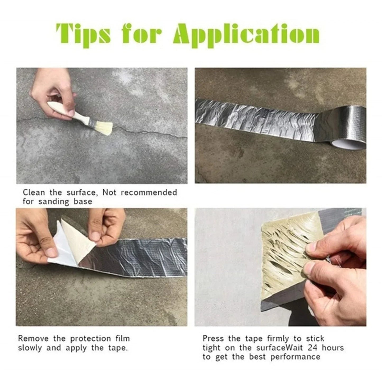 SELF - ADHESIVE INSULATION RESISTANT HIGH TEMPERATURE HEAT REFLECTIVE ALUMINIUM FOIL DUCT TAPE ROLL (0.9MM) - infinityexculsivestore.com