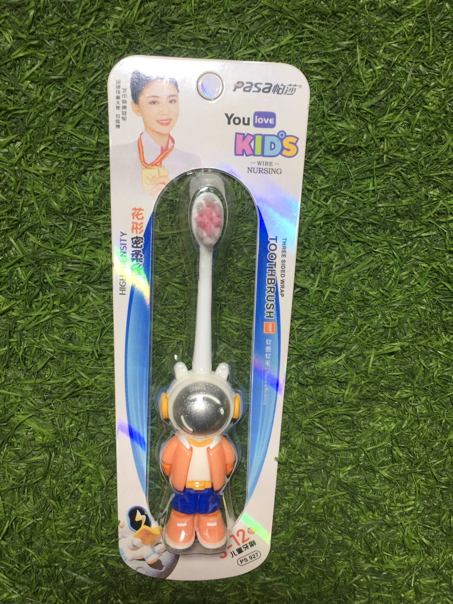 SHAKTISM Kids Toothbrush Space Astronaut Design Soft Tooth Brush, Extra Microfiber Soft Bristles for Children,Kids Oral Health Care 3 - 12 Years Random Colour 1Pcs - infinityexculsivestore.com