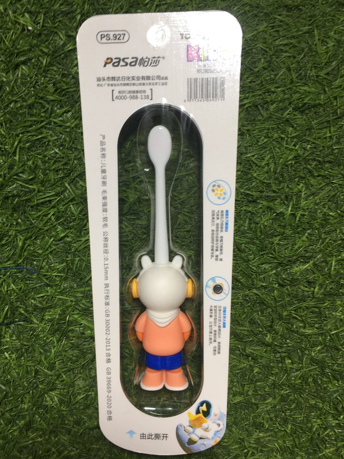 SHAKTISM Kids Toothbrush Space Astronaut Design Soft Tooth Brush, Extra Microfiber Soft Bristles for Children,Kids Oral Health Care 3 - 12 Years Random Colour 1Pcs - infinityexculsivestore.com