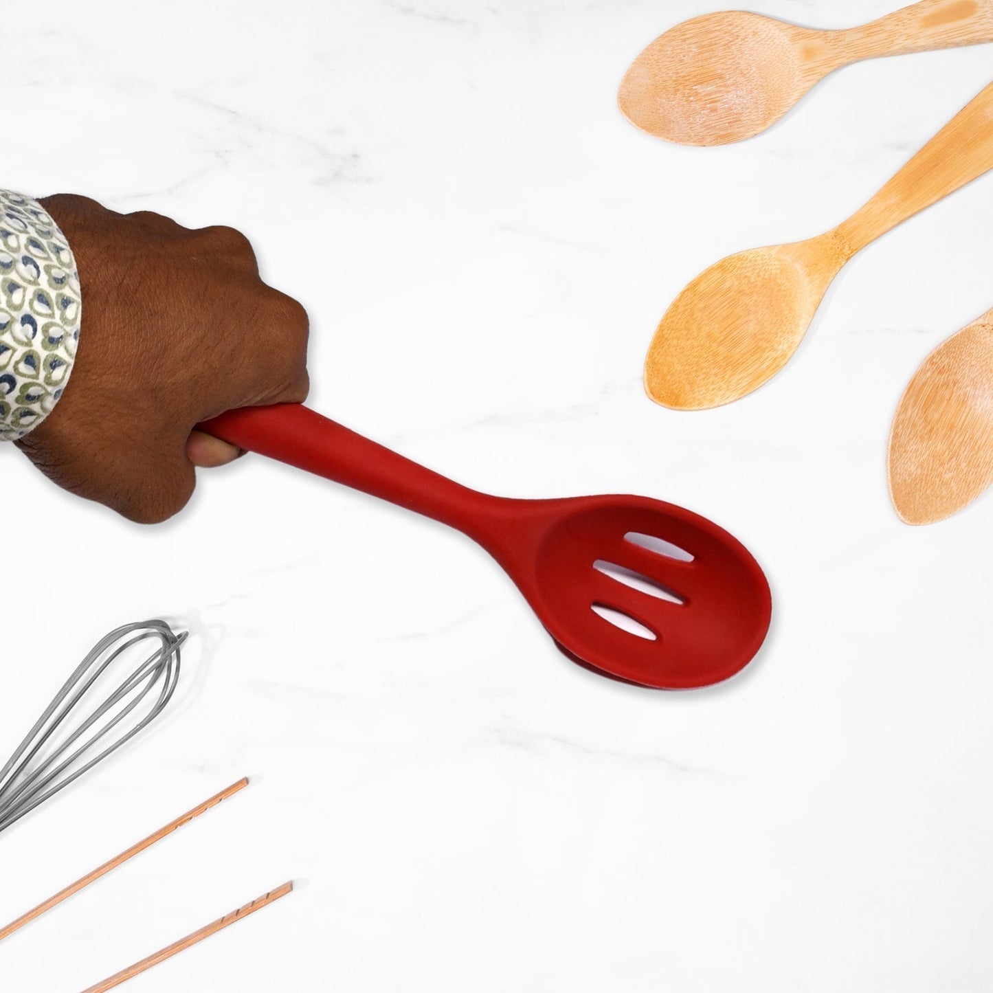 SILICON NON - STICK HEAT RESISTANT KITCHEN TURNER PREMIUM TURNER ( 1PC ) - infinityexculsivestore.com