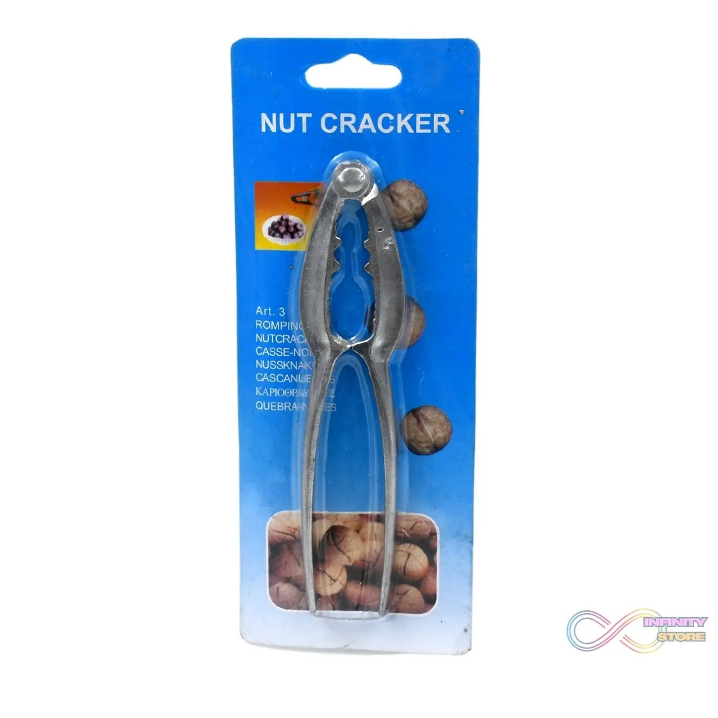 SMALL WALNUT CRACKER, LUXURY DIE CAST STAINLESS ALLOY NUT CUTTER WALNUT CLAMP PLIER PORTABLE SMART WALNUT AKHROT HOUSEHOLD OPEN CORE PLIERS FOR ALL NUTS - infinityexculsivestore.com