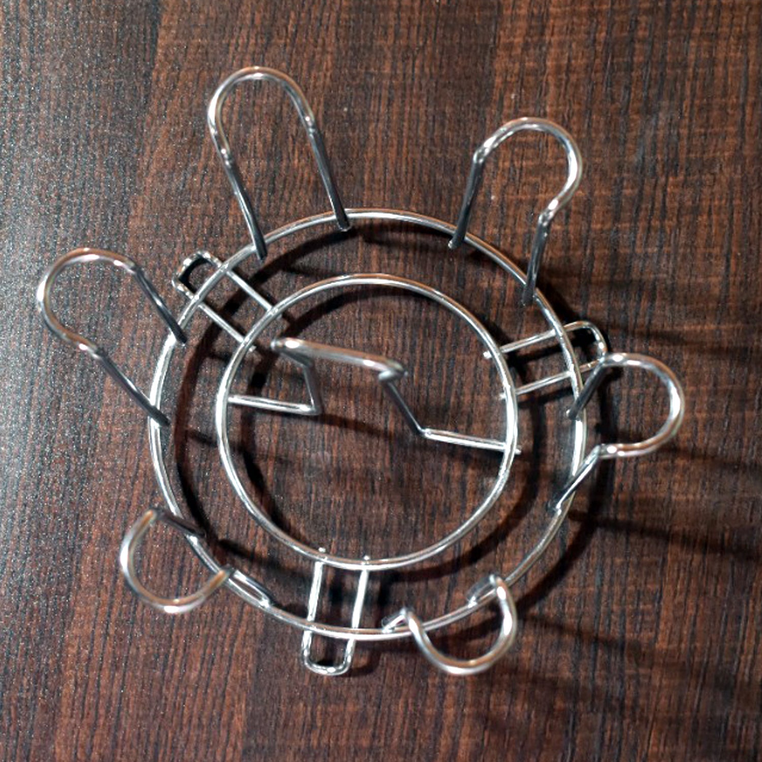 SS Round Glass Stand used for holding sensitive glasses and all present in all kinds of kitchens of official and household places etc. - infinityexculsivestore.com
