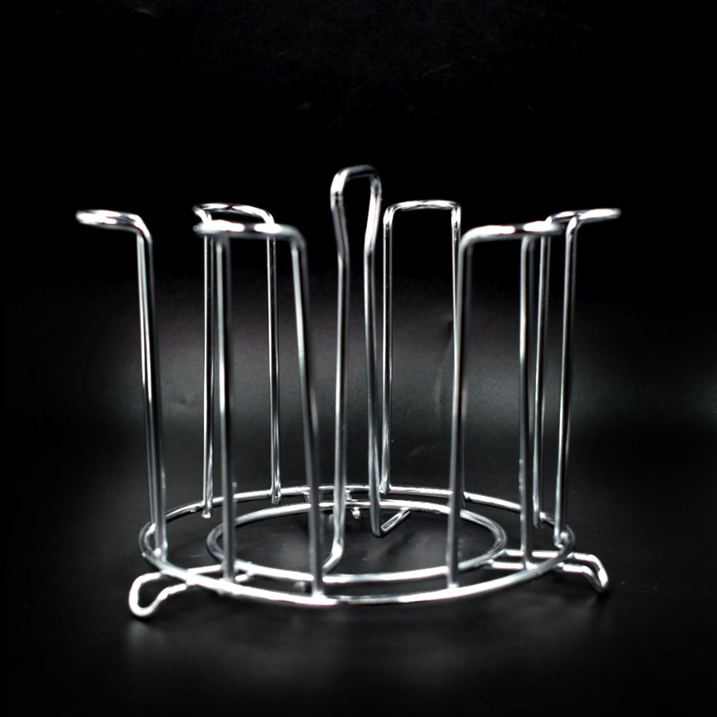 SS Round Glass Stand used for holding sensitive glasses and all present in all kinds of kitchens of official and household places etc. - infinityexculsivestore.com