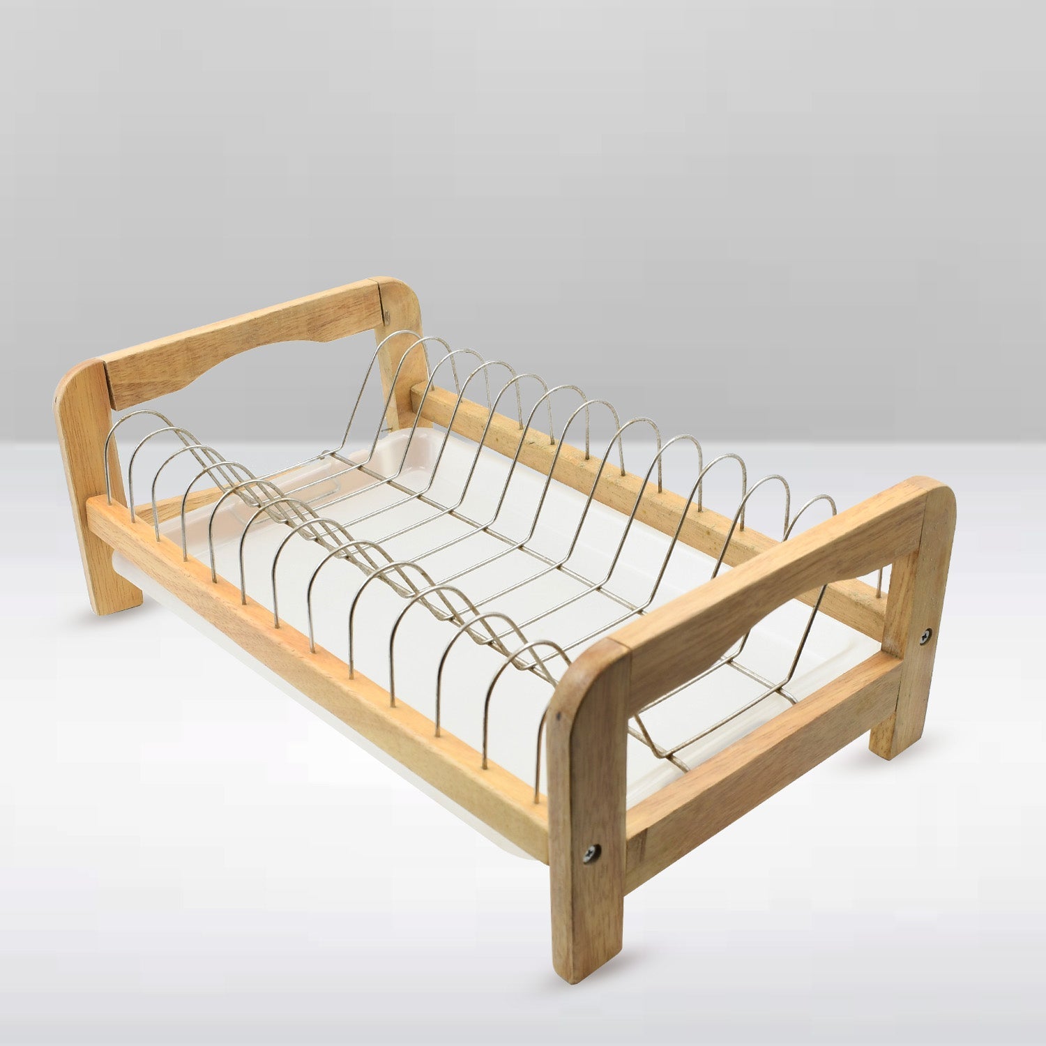 STAINLESS STEEL DRAIN BOWL STORAGE RACK HOLDER PLATE DISH CUTLERY CUP RACK WITH TRAY KITCHEN SHELF STAND - infinityexculsivestore.com