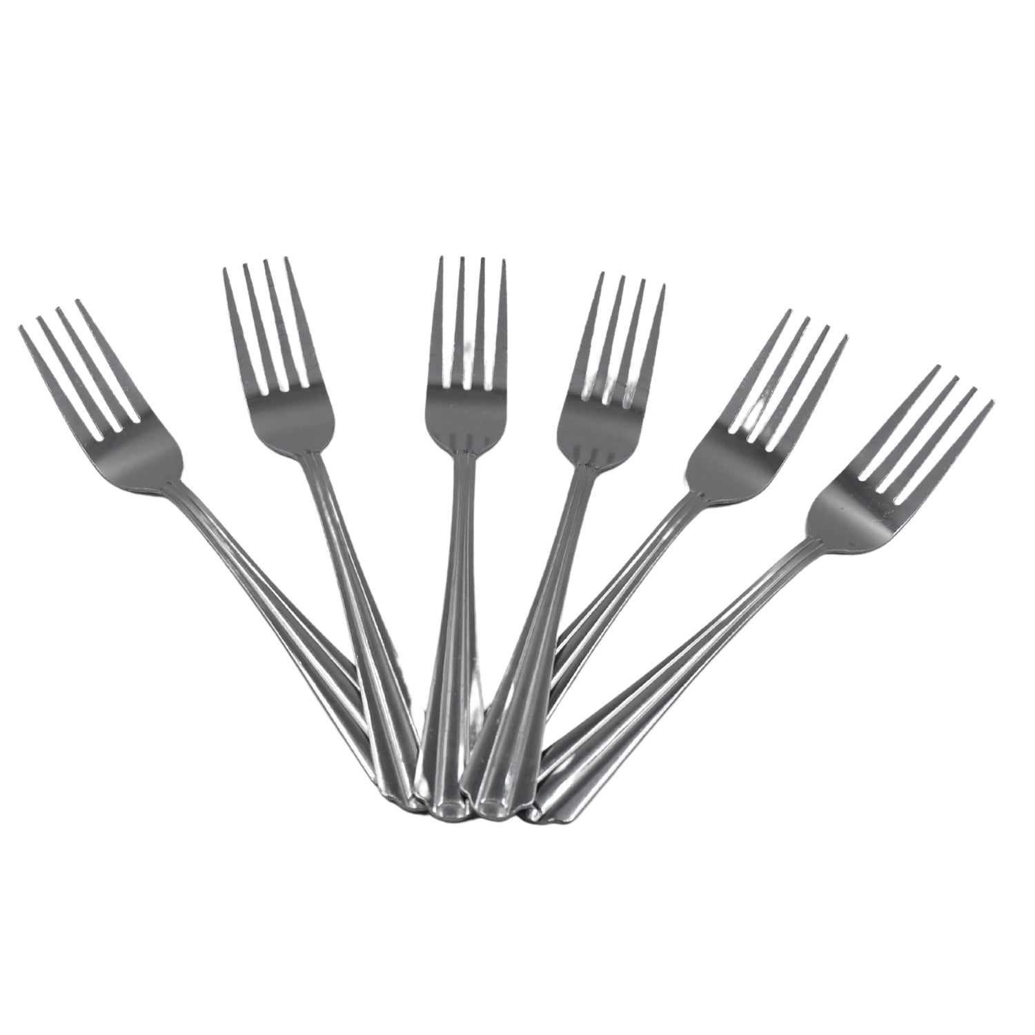 STEEL FORKS SET OF 6 - FORK SET FOR HOME AND KITCHEN FORK HIGH QUALITY PREMIUM FORK SET (6 PC SET ) - infinityexculsivestore.com