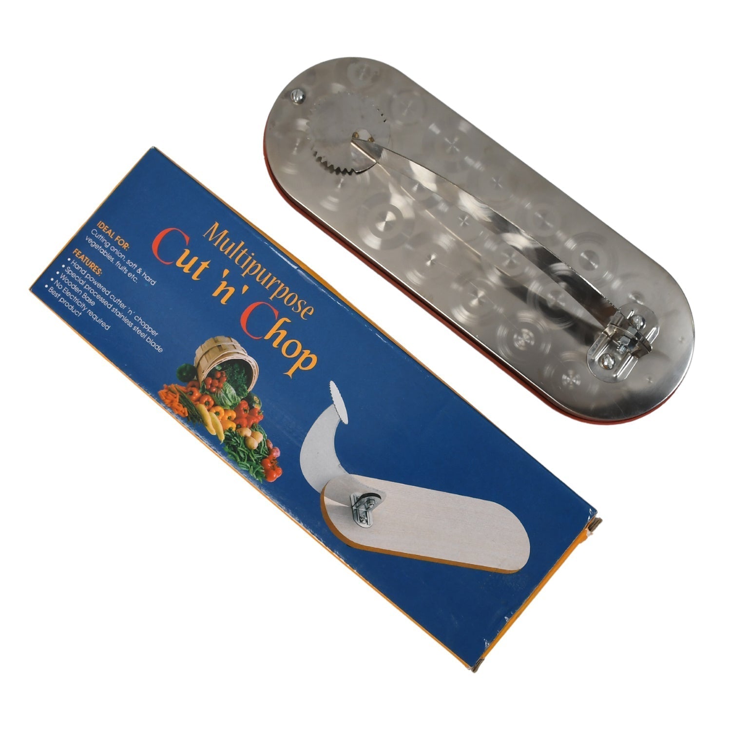 STEEL VEGETABLE CUTTER PREMIUM QUALITY CUTTER FOR FRUIT , VEGETABLE & MEAT CUTTING USE ( Color Box ) - infinityexculsivestore.com