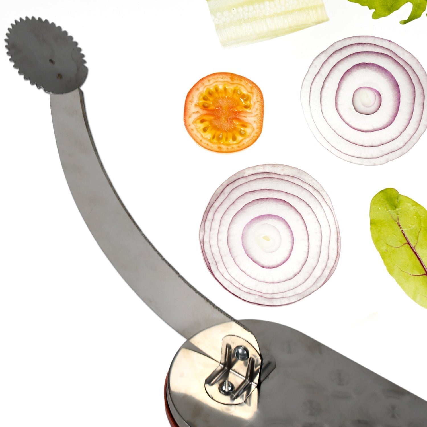 STEEL VEGETABLE CUTTER PREMIUM QUALITY CUTTER FOR FRUIT , VEGETABLE & MEAT CUTTING USE ( Color Box ) - infinityexculsivestore.com