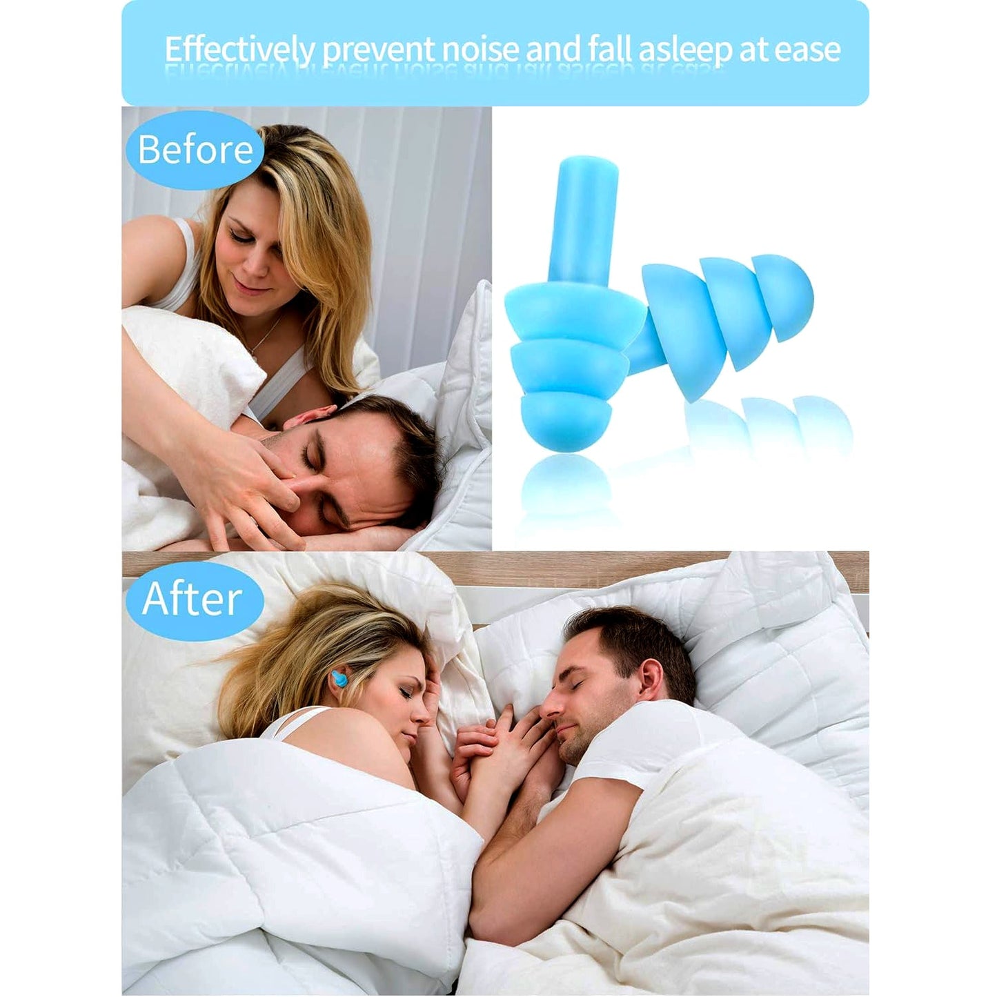 Safety Ultra Soft Foam Ear Plugs Reusable Ear Plugs for Sleeping, Travel, Loud Noises, Work, Learning, Snoring (2 Pc Set) - infinityexculsivestore.com