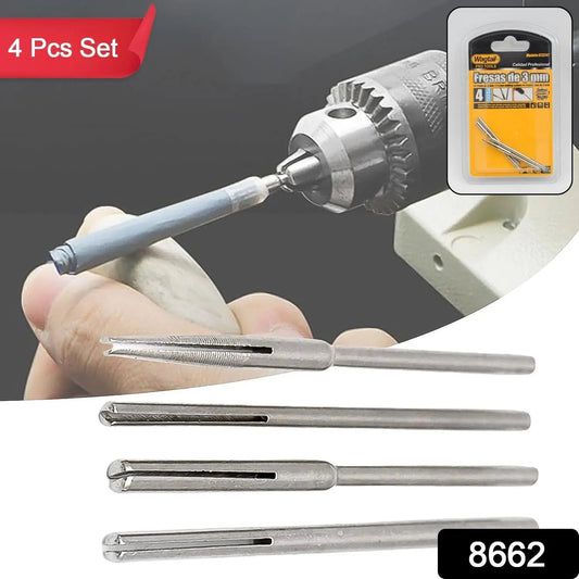 Sandpaper Clamp 3 mm Split Mandrels Long Abrasive Holder (4 Pcs Set) - infinityexculsivestore.com