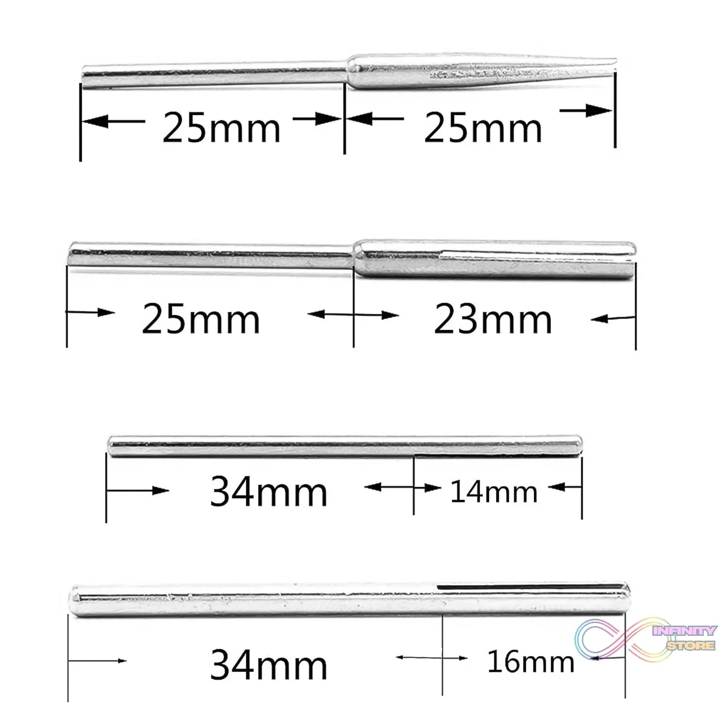Sandpaper Clamp 3 mm Split Mandrels Long Abrasive Holder (4 Pcs Set) - infinityexculsivestore.com