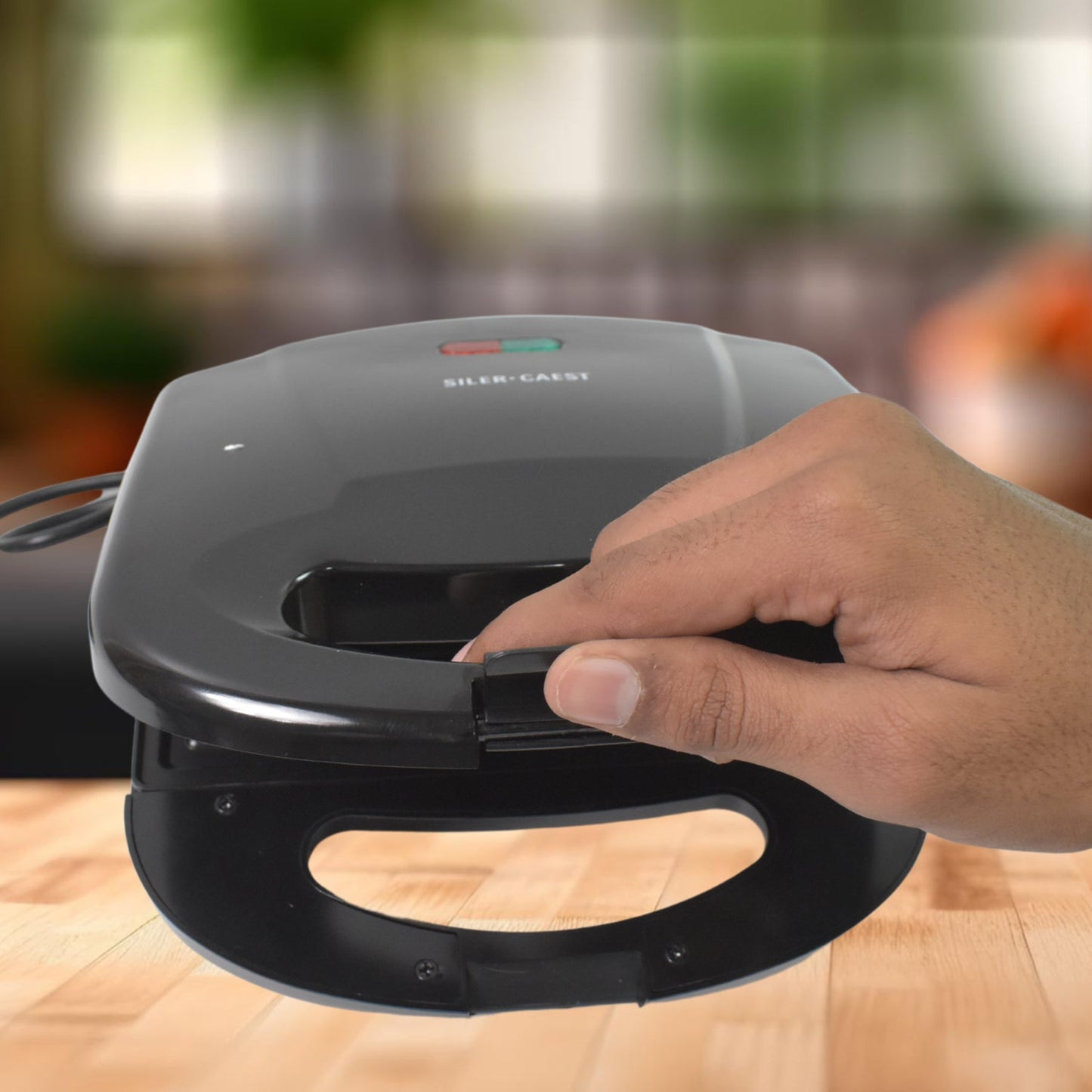 Sandwich Maker Makes Sandwich Non-Stick Plates| Easy to Use with Indicator Lights Sandwich toaster - infinityexculsivestore.com