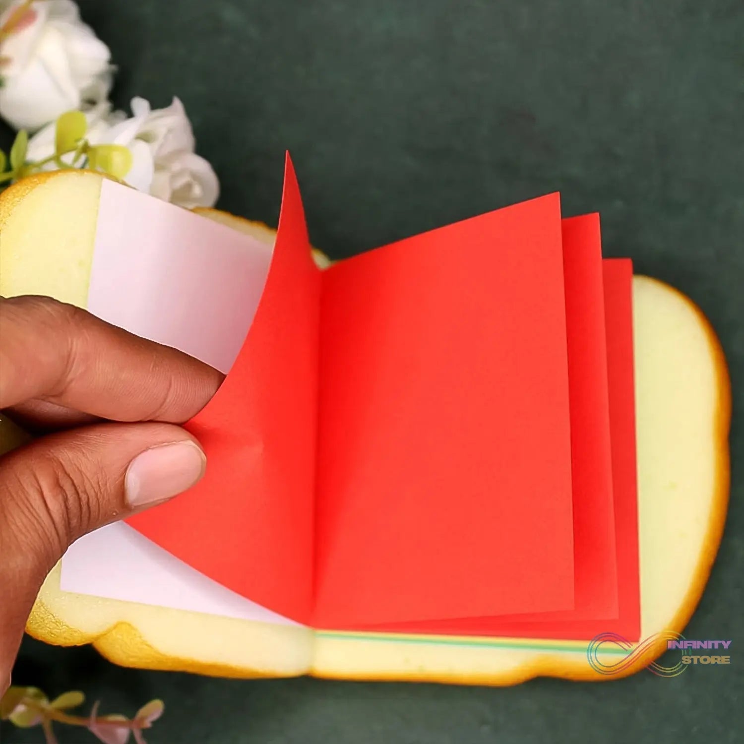 Sandwich Shaped Note / Sticky Notes / Memo Notes, Unique Mini Notes (Multicolor) - infinityexculsivestore.com
