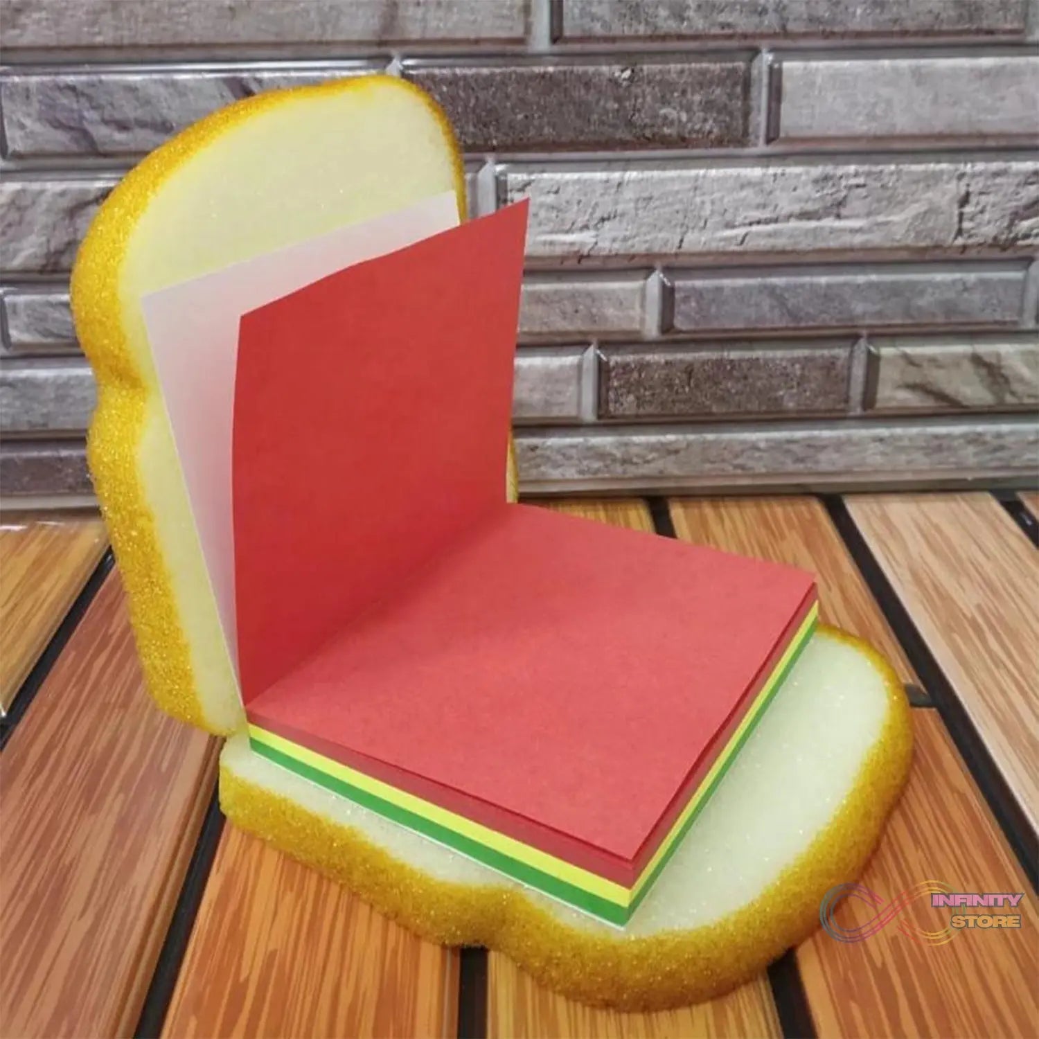 Sandwich Shaped Note / Sticky Notes / Memo Notes, Unique Mini Notes (Multicolor) - infinityexculsivestore.com