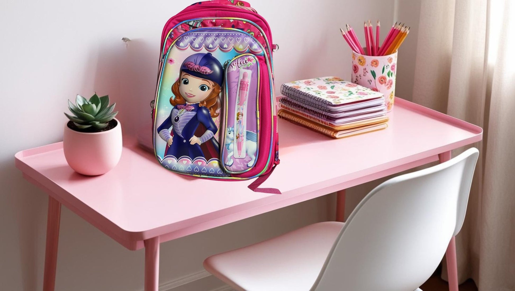 School Bag - Printing 3 Compartment Cartoon Character Backpack Light - Weight (SoyLuna) Item - infinityexculsivestore.com