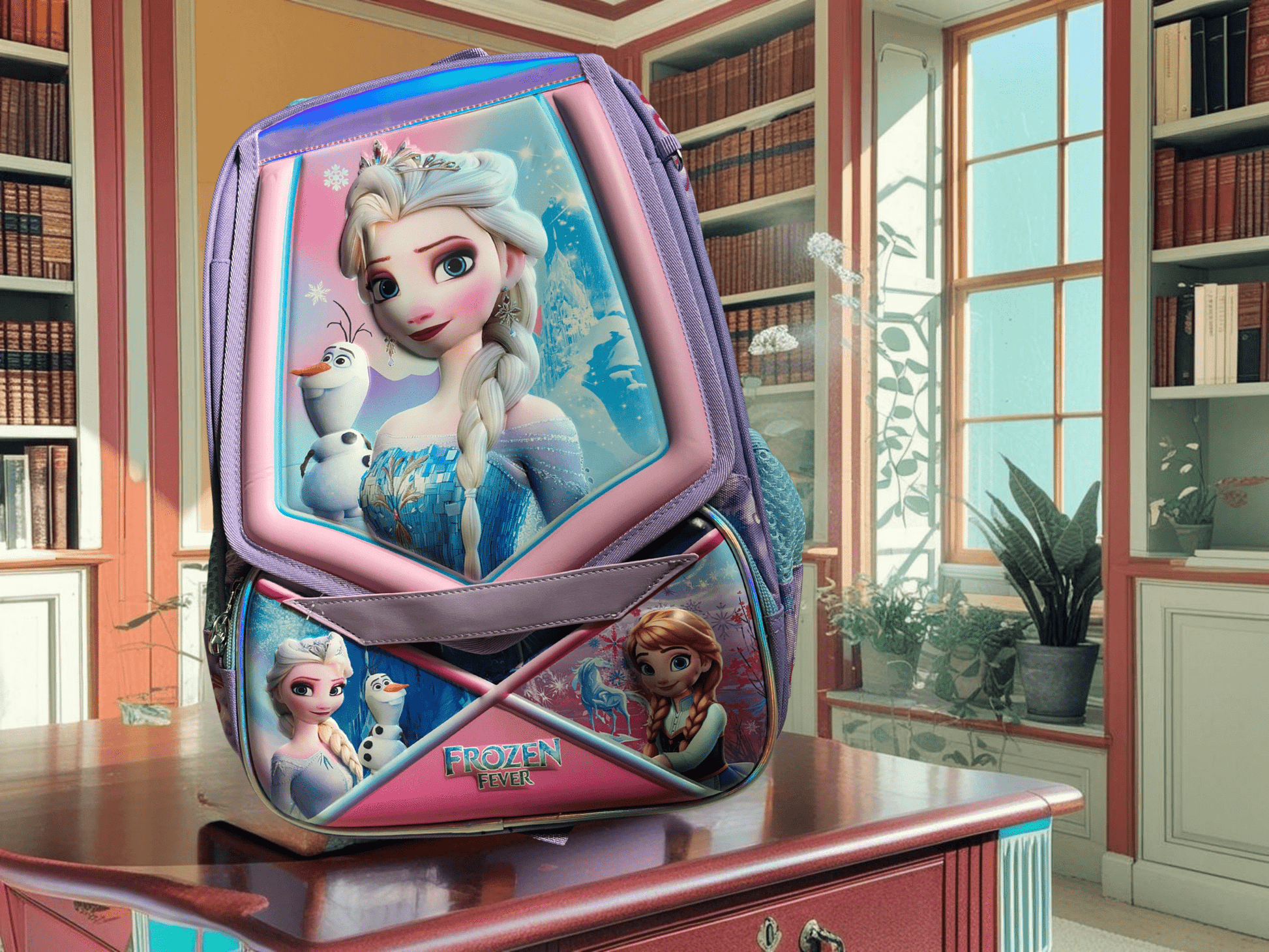 School Bag - Printing 3 Compartment Cartoon Character Backpack Light - Weight (SoyLuna) Item - infinityexculsivestore.com
