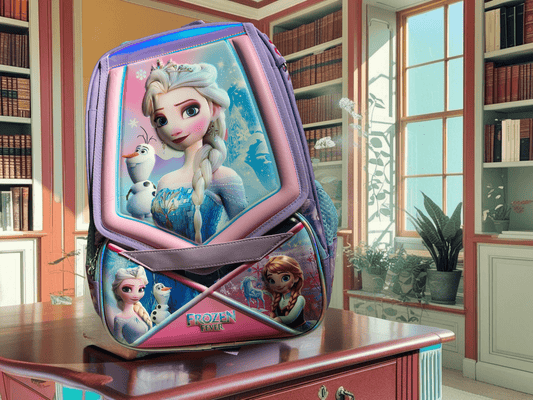 School Bag - Printing 3 Compartment Cartoon Character Backpack Light - Weight (SoyLuna) Item - infinityexculsivestore.com