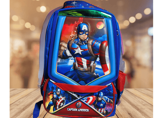 School Bag - Printing 3 Compartment Cartoon Character Backpack Light - Weight (SoyLuna) Item - infinityexculsivestore.com