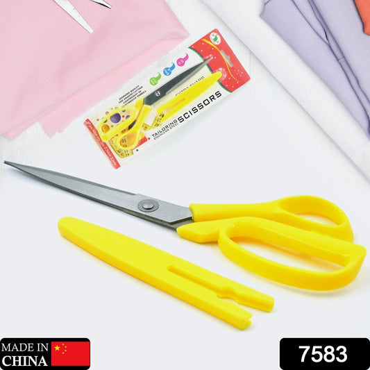 Scissors for craft work paper cutter Scissor stainless steel All Purpose Ergonomic Comfort Grip Office Scissors Craft Shears Sharp Scissors (9 Inch) - infinityexculsivestore.com