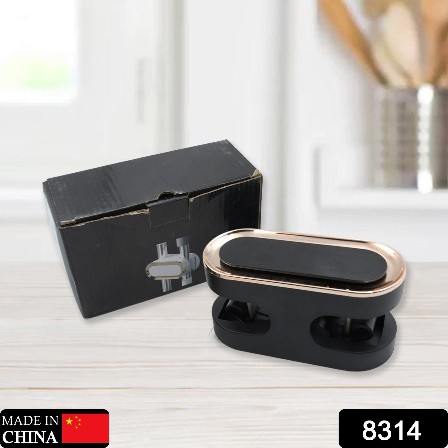 Self Adhesive Double Slot Wall Hook Mop Storage Rack Clip Broom Hanger Kitchen Organizer Strong Hooks Bathroom Accessories - infinityexculsivestore.com