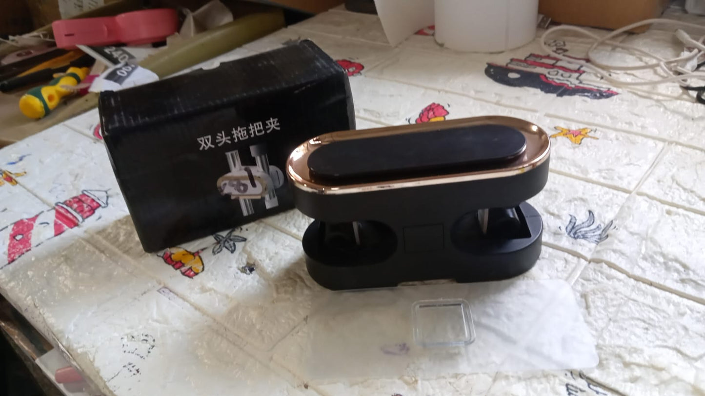 Self Adhesive Double Slot Wall Hook Mop Storage Rack Clip Broom Hanger Kitchen Organizer Strong Hooks Bathroom Accessories - infinityexculsivestore.com