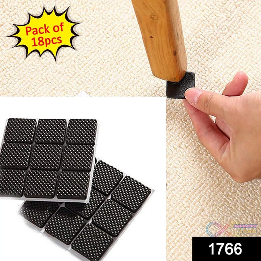 Self Adhesive Furniture Pads - Square (18 Pcs Set) - infinityexculsivestore.com