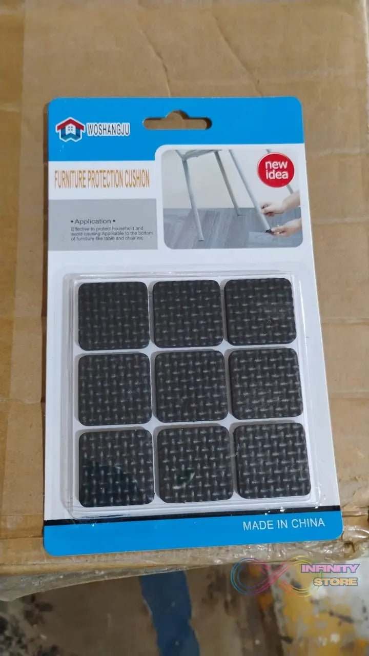 Self Adhesive Furniture Pads - Square (18 Pcs Set) - infinityexculsivestore.com