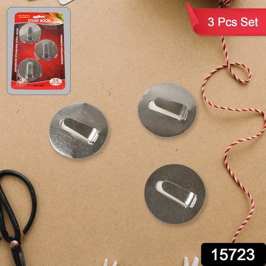 Self - Adhesive Hooks, Heavy Duty Wall Hooks Hangers Stainless Steel Waterproof Sticky Hooks for Hanging Robe Coat Towel Kitchen Bathroom and. - infinityexculsivestore.com