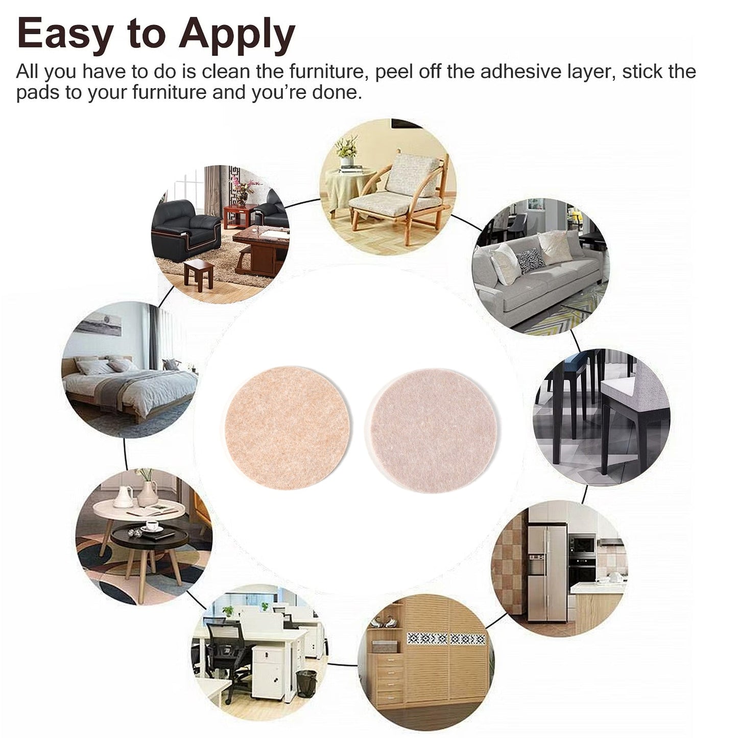 Self - Adhesive Round Cork Coasters - 3.5 - inch Mini Wall Tiles & DIY Craft Supplies - infinityexculsivestore.com