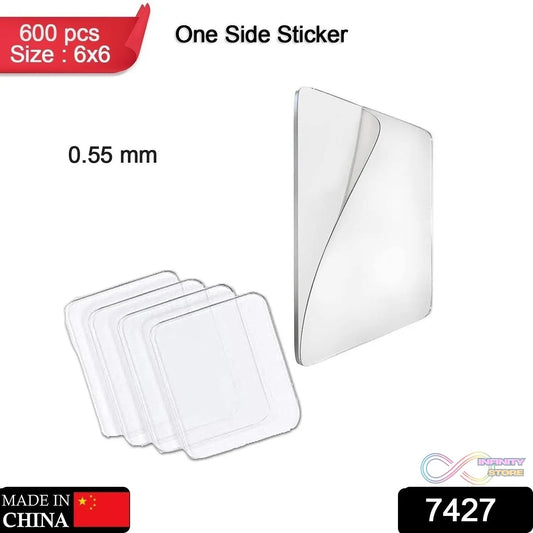 Self Adhesive Tape One Sided Heavy Duty Tap for Wall, Kitchen, Office, Wall, Car | Stickers for Home (0.55mm\600pc) - infinityexculsivestore.com