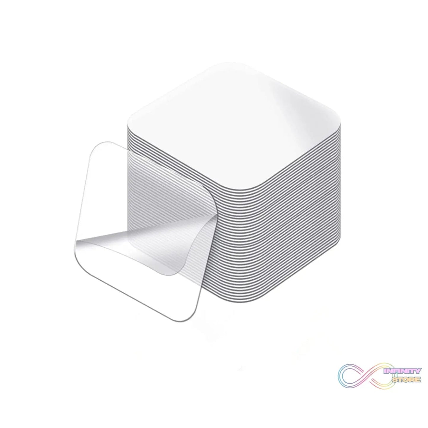 Self Adhesive Tape One Sided Heavy Duty Tap for Wall, Kitchen, Office, Wall, Car | Stickers for Home (0.55mm\600pc) - infinityexculsivestore.com