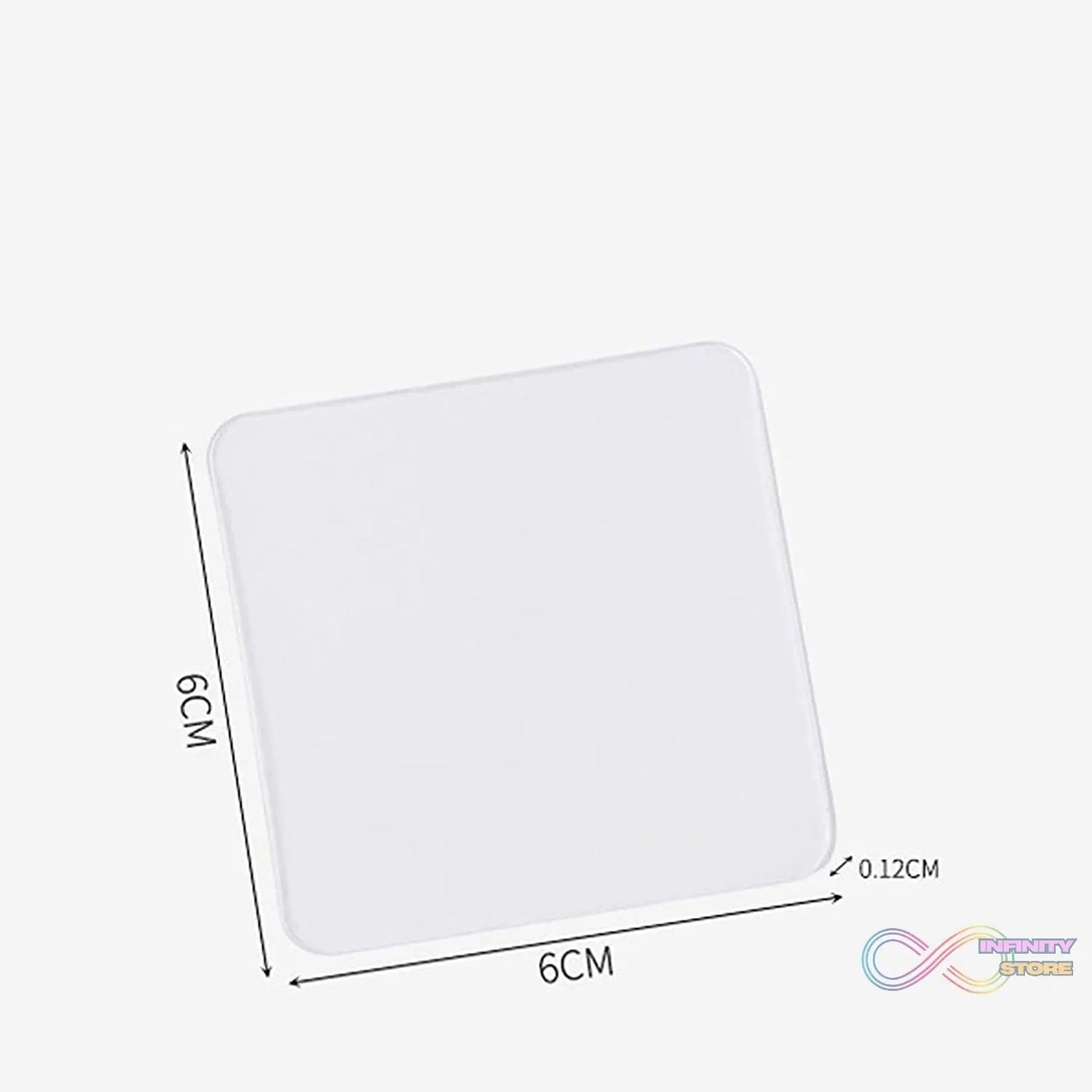 Self Adhesive Tape One Sided Heavy Duty Tap for Wall, Kitchen, Office, Wall, Car | Stickers for Home (0.55mm\600pc) - infinityexculsivestore.com