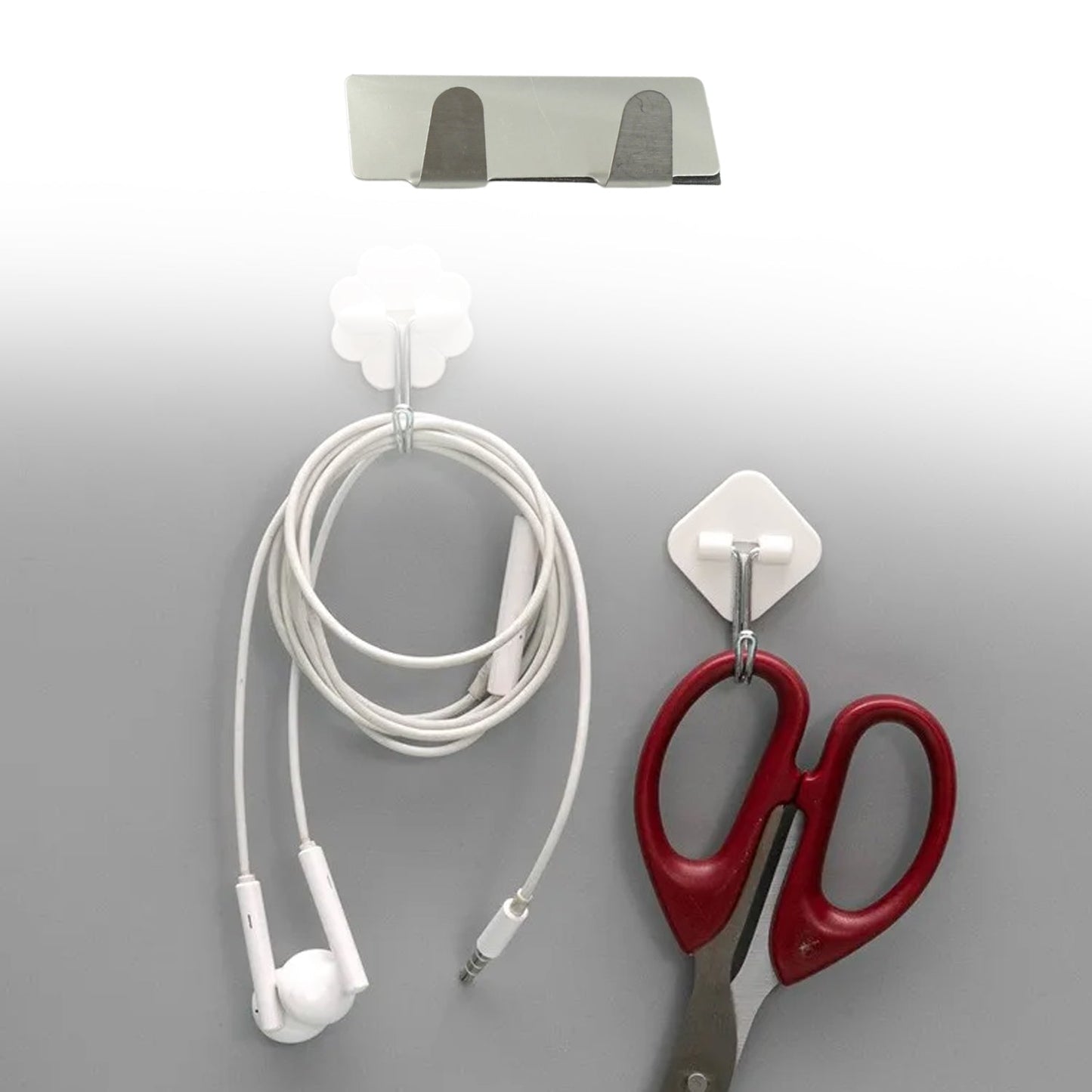 Self - Adhesive Wall Hooks (6 Pcs): Stainless Steel, Multipurpose for Home - infinityexculsivestore.com