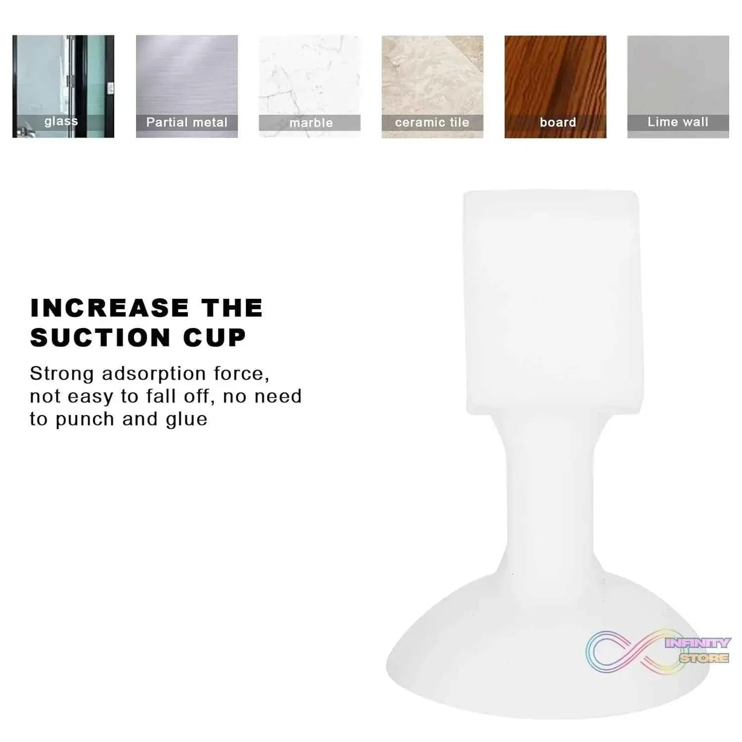 Self - Sucking Silicone Door Stopper (1 Pc / Mix Color) - infinityexculsivestore.com