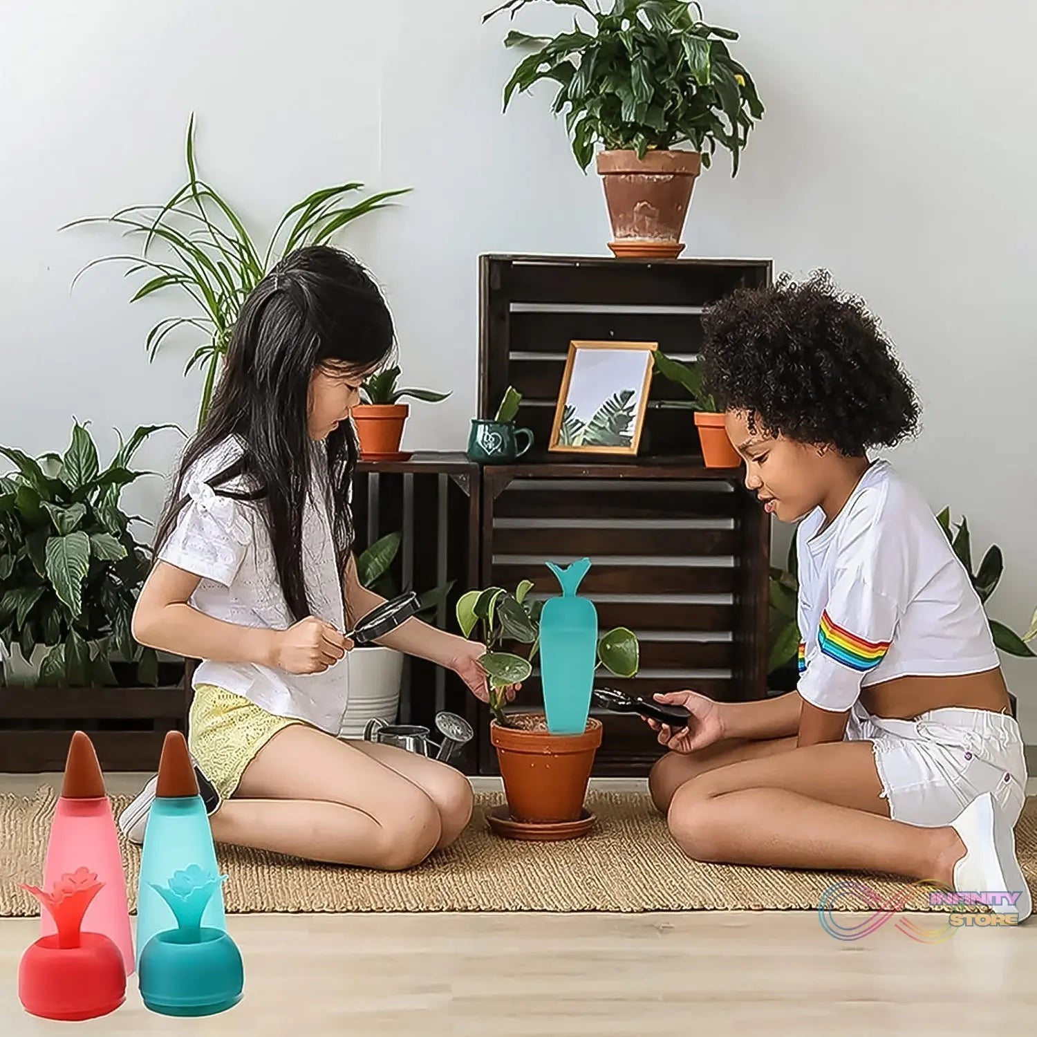 Self Watering Spike Plant Watering Globes And Automatic Plant Watering System (1 Pc) - infinityexculsivestore.com