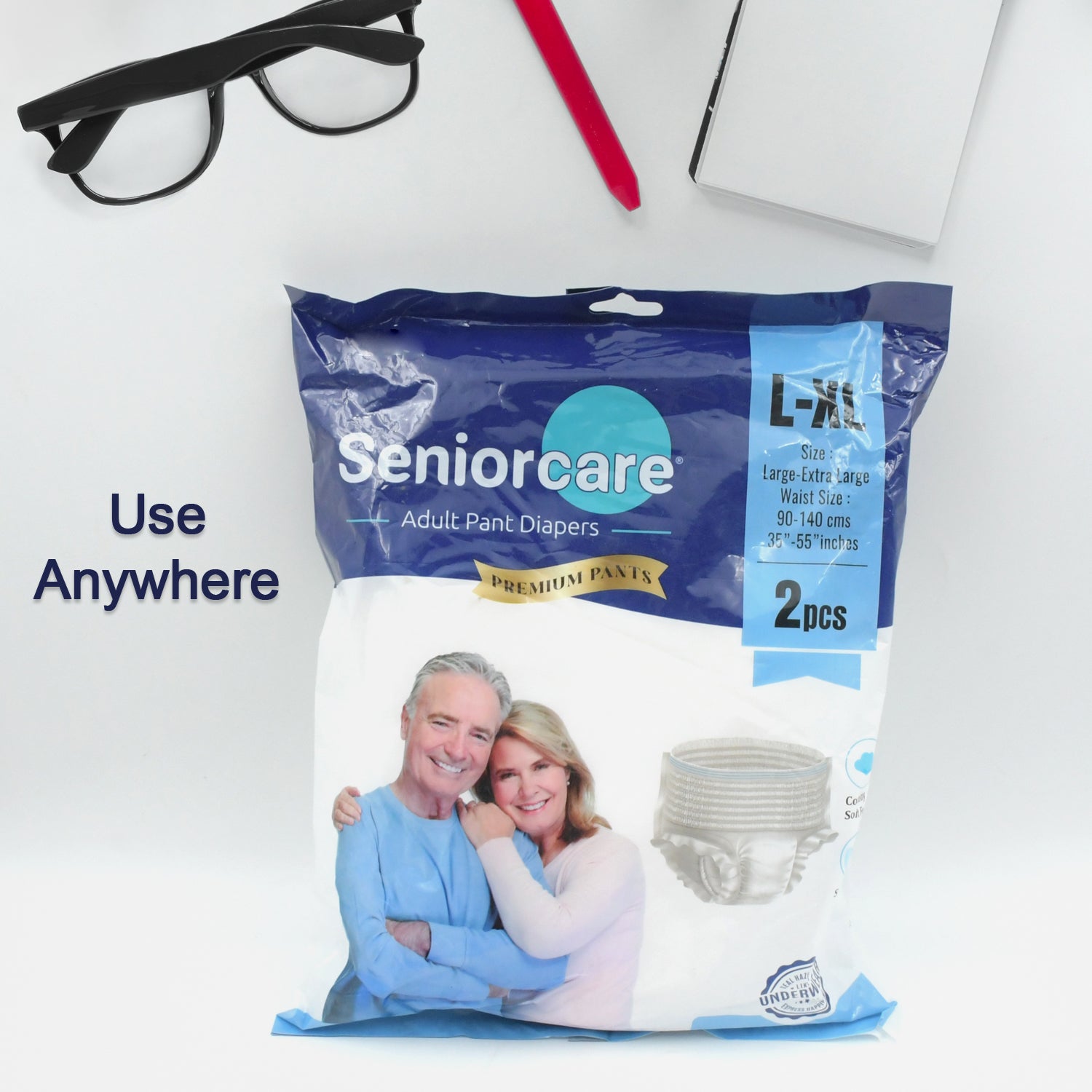 Senior Care Essentials: Large - XL Adult Diaper Pants (Waist 90 - 140cm) - infinityexculsivestore.com