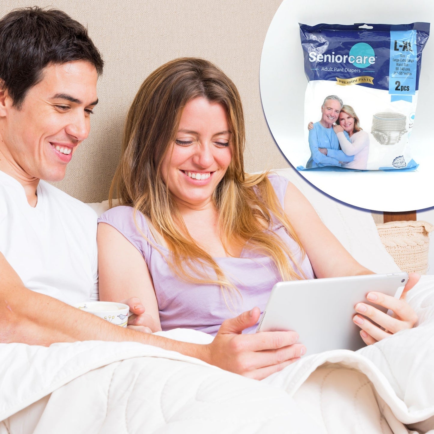Senior Care Essentials: Large - XL Adult Diaper Pants (Waist 90 - 140cm) - infinityexculsivestore.com