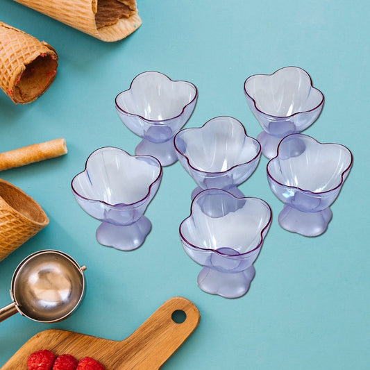 Serving Dessert Bowl Set - 6pcs Ice Cream, Salad, and Fruit Bowls (Brown Box) - infinityexculsivestore.com