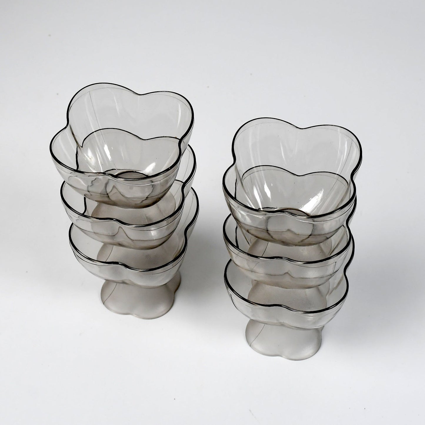 Serving Dessert Bowl Set - 6pcs Ice Cream, Salad, and Fruit Bowls (Brown Box) - infinityexculsivestore.com