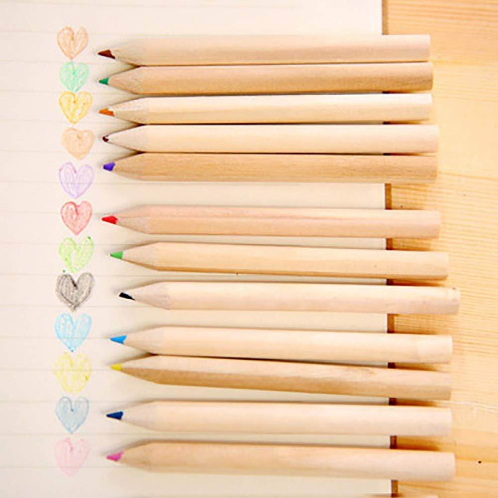 12 Colouring Pencils Kids Set, Pencils Sharpener, Mini Drawing Colored Pencils with Sharpener, Kawaii Manual Pencil Cutter, Coloring Pencil Accessory School Supplies for Kid Artists Writing Sketching - infinityexculsivestore.com