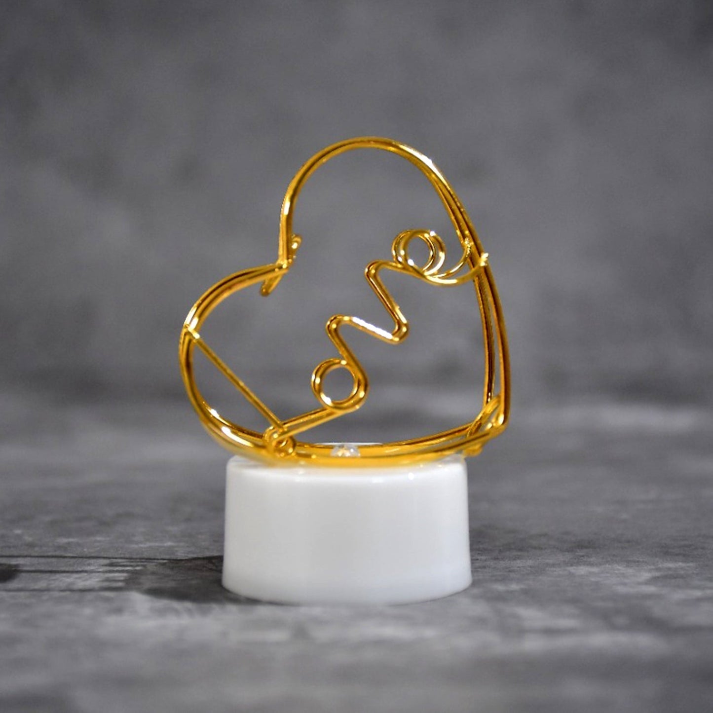 Set of 12 Multicolor Flameless Heart Candles for Decoration - infinityexculsivestore.com