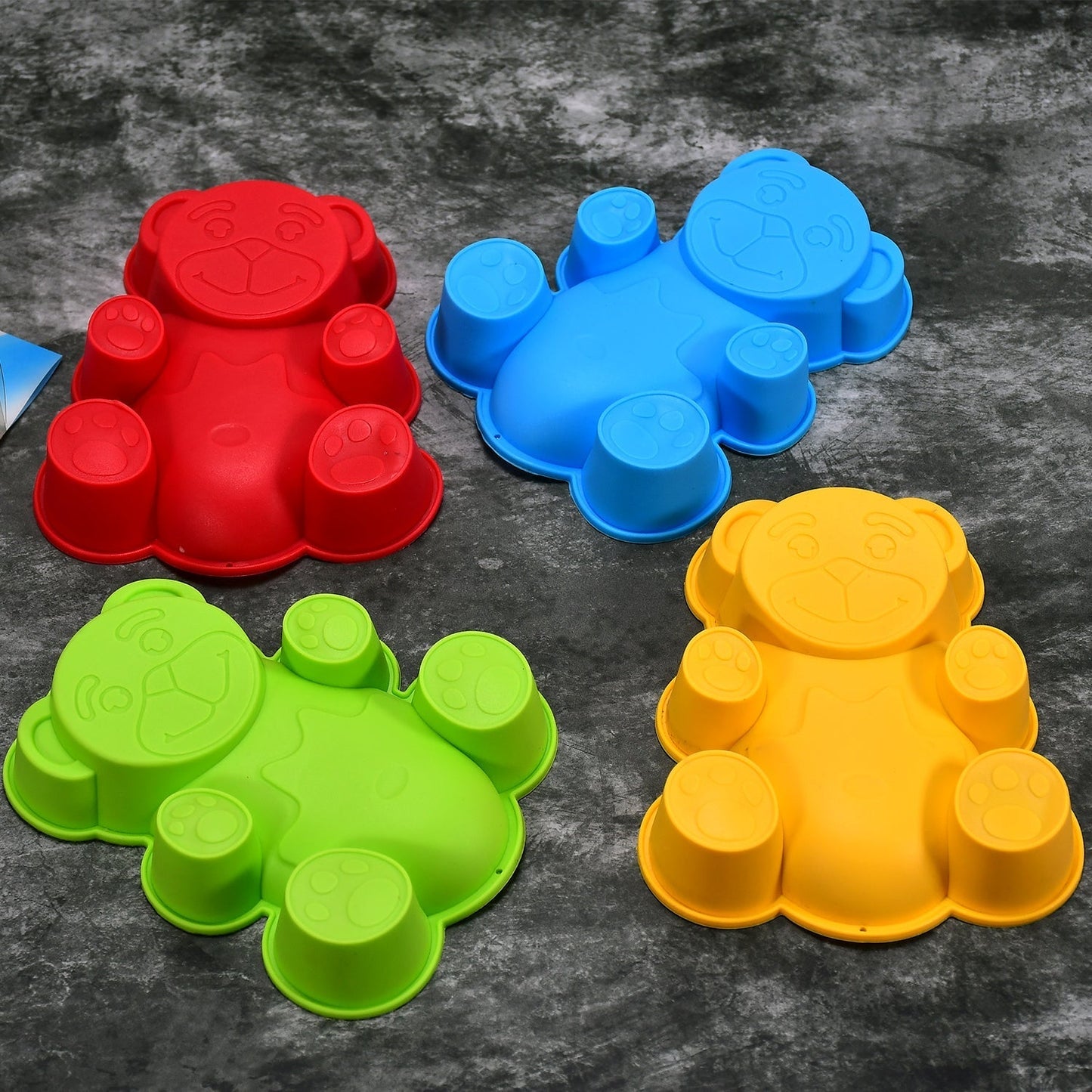 Set of 4 Silicone Animal Moulds for Cake, Chocolate, Soap & Candle Making - infinityexculsivestore.com