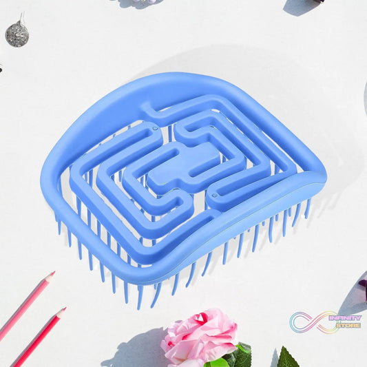 Shampoo Brush, Manual Scalp Massager Skeleton Combs (1 Pc) - infinityexculsivestore.com