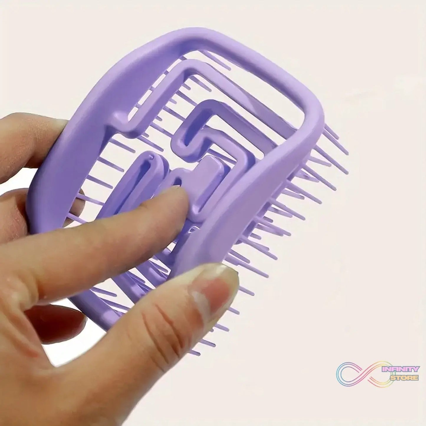 Shampoo Brush, Manual Scalp Massager Skeleton Combs (1 Pc) - infinityexculsivestore.com