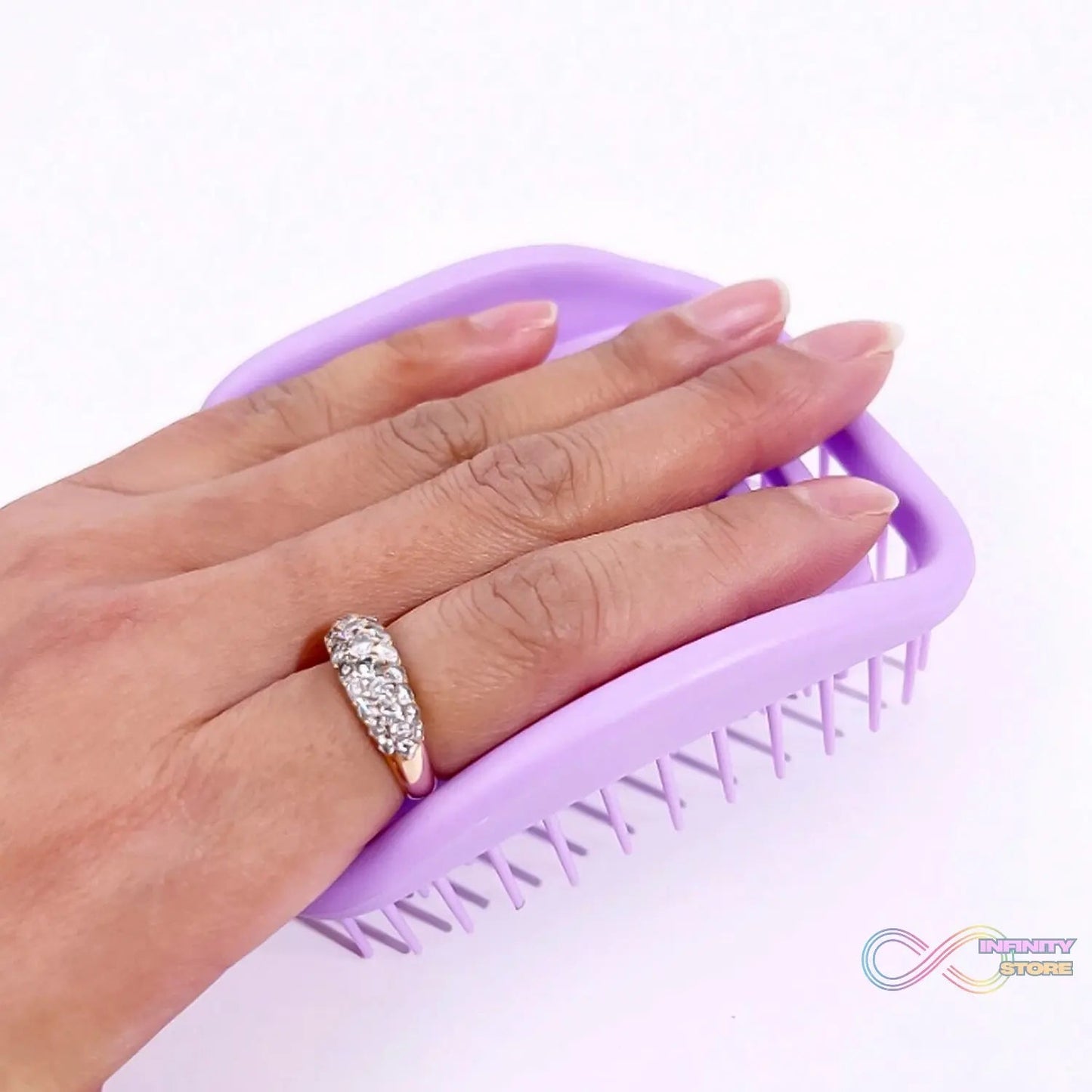 Shampoo Brush, Manual Scalp Massager Skeleton Combs (1 Pc) - infinityexculsivestore.com