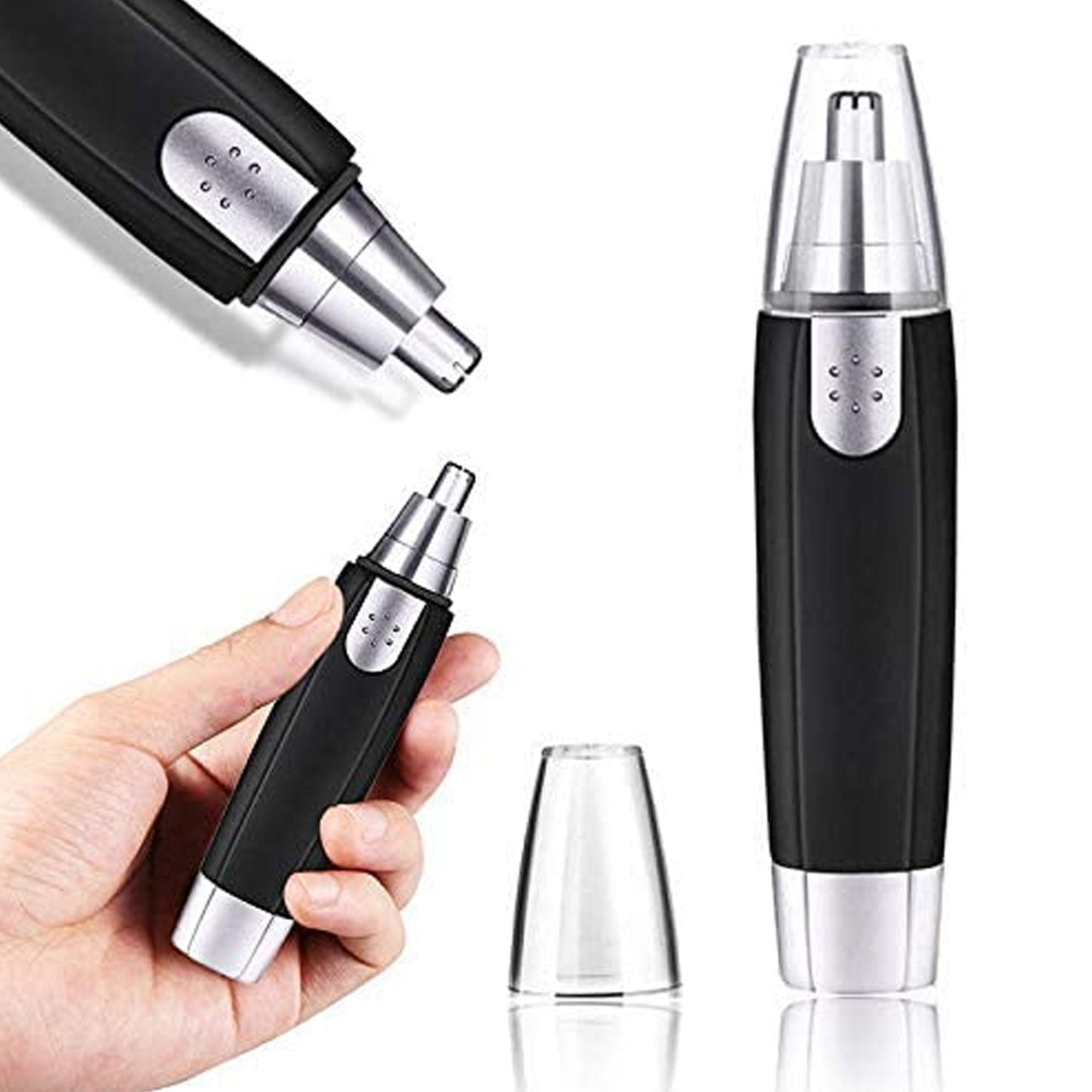 Sharp Steel Battery - Operated Ear and Nose Hair Trimmer - infinityexculsivestore.com