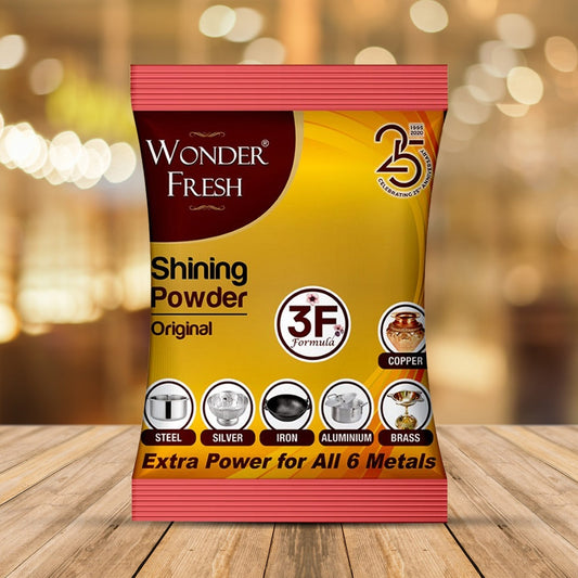 Shining Powder, Cleans and Polishes Copper, Brass, Silver, Aluminum, Iron, and Steel, Removes Tarnish and Oxidation (200 GM) - infinityexculsivestore.com